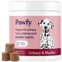 Pawfy Dog UTI Supplation QQ Cranberry & D-Mannose for Urinary Tract & Bladder Health 高龄狗的梦想 QQ尿道感染控制 狗维生素和补充剂 - 30 Chews