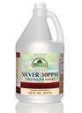 Organa Crystline Nano Colloidal Silver - 超纯银液体用于免疫支持 - 超极生物活性补充解决方案 - Plata Coloidal - 1 Gallon (128 Ounces) - 30 PPM