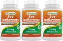 Best Naturals Soy Isoflavones 750 mg 120 Capsules (120 个计数(3包))