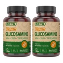 DEVA Vegan Glucosamine - MSM - CMO & Turmeric 补充剂 - Gluten Free Planet 营养补充剂 - 90块(包装2)