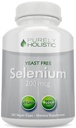 硒200mcg - 365 Vegan Capsules not Tablets - 纯和Yeast Free L-Selenomethionine用于改进吸收 - 甲状腺素、心脏和免疫系统支持 - 抗氧化剂追踪矿物 - 在美国制造