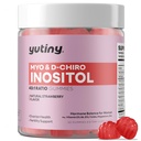 Myo-Inositol & D-Chiro Inositol Gummys, 维生素B6 B12 & Folate for Women, Vegan, 无糖,草莓 Flavor, 60 Counter