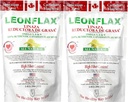 Leonflax 100% 认证 加拿大 Flax种子粉,全天然,高纤维含量,改善你消化健康饮食补充,Omega 3, 6 & 9, 18 Oz, Bag (1) (2)