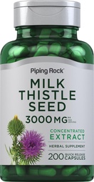 Piping Rock Milk Thistle Supplement | 200 Capsules