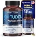 TUDCA 配以 Milk Thatle – 85% Silymarin Flavoids – 支持肝脏健康与消化健康 — 在美国制造