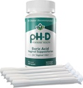 pH-D 女性健康支持 - Boric Acid Starter Bundle - pH-D Boric Acid 阴道套管 72 计数器和5 阴道套管器