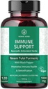 Imune Support Capsules - 豁免支助补编120 Capsules Made with Organic Neem, Tulsi, Amla & Turmeric, 增强健康与Imune函数.