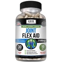 Kaya Naturals Mobile Flex Aid -- -- 男女流动支助补充 -- -- 含Glucosamine硫酸的Turmeric Capsules -- -- 膝盖支助和流动保健 -- -- 30项