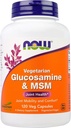 现在食品,Glucosamine 氯化氢植物素500mg,120 Veggie Capsules