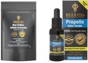 BEE和You Bundle,Bee Pollen Granules,5oz Bag, 拥有100%的自然propolis提取液,超纯度,免疫支持补充,超食品,抗菌剂,维生素,