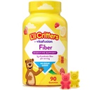 Lil Criters Daily Fiber 给孩子们、给消化支助、Berry和Lemon Flavors、 90个Gummys的糖果补充食品