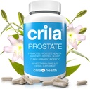 CRILA 男子前列腺补充剂 - 60 Ct. I 较少浴室旅行的自然公式 * 和改善睡眠*,专利前列腺支持 No Saw Palmetto Extraction & NO Side Effect*