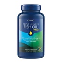 GNC 三强鱼油迷你Omega 3 补充,1000mg EPA和DHA,支持心,脑,皮肤,眼和联合健康,240 迷你软胶