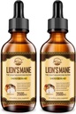 Nature's live Lions Mane Supplements,液态蘑菇提取器 Drops, 8 Mushrots Complex for Imune System, Memory, Focus Boost, mushroom Supplement with Lion's Mane, Cordyceps, Reishi, Vegan, 2 Pack (原始内容存档于2019-03-09) (英语).