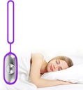 睡眠援助设备,手持的带有微流脉冲睡眠辅助技术的睡眠援助工具,以提高睡眠质量,紫色