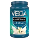 Vega Overy-in-One Vegan蛋白粉,法国香草 - 超级食品原料,维他命豁免支持,Keto Friendly, Pea Protein for Men, 1.5 lbs (Pack of 1)