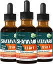 Shatavari Hormone 和谐滴放用于更年期救济和PMS支持, 12 in-1 Herbal Blend with Wild Yam & Vitex Berry, 6oz