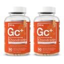 Glucosamine Chondroitin MSM Boswellia Serrata Hyaluronic酸补充剂 灵活性联合支持抗氧化剂补充剂 - 180 Capsules (2-Pack)