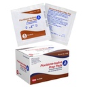 Dynarex Povidone-碘预垫,与Povidone碘饱和10%,用于预先准备前小程序的医疗-消毒擦拭,中型,100个预垫,1个案例