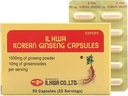 ILHWA 韩国金森卡普尔(500 mg*100 Capsules,50 services) - 500mg 100%纯韩国帕纳克斯根粉. 每服10毫克甘森诺皮.