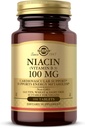 Solgar Niacin (维生素B3) 100 mg - 100 片 - 支持能量代谢 - 非GMO, Vegan, Gluten Free, 奶制品 Free, Kosher - 100 服务