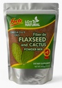 Linaza con Nopal Forte – 8 oz – 100% Natural Flaxseed & Nopal Cactus Powder – Fiber-Rich 消化支持 – 地面混合饮食补充 – Vegan & Non-GMO