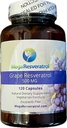 Mega Resveratrol 红葡萄皮,Piceid Resveratrol,水溶性/高吸收性/Boosts Nitric Oxide. 每卡普尔500mg. 纯度认证。 无有毒“活性”成分。 Keto, Vegan, Non-GMO. (英语).