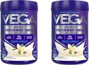 Vega蛋白质制作简单蛋白粉,香草 - Stevia Free, Vegan, 植物基,健康, Gluten Free, Pea protein for Men, 9.2 oz (Package May Vary) (Pack of 2).