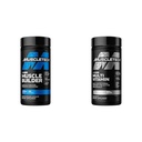 MuscleTech Muscle Building & Multivitamin Supplement Bundle - Nitric Oxide Boster and Muscle Gainer 配有400mg Peak ATP,60 Pills & Platinum 多维塔明,180 cm