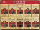 Pocheon 200g(10ea X 20g) 6年将韩国Panax红金生根与蜂蜜,萨波宁,天然免疫支持切片