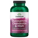 Swanson Glucosamine Chondroitin MSM(甲基磺酰甲烷) 3-in-1 公式 联合机动性 舒适性 连通性 组织 健康支持 补充 240 块