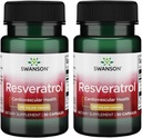 Swanson Resveratrol 100 100 毫克 30 卡普尔(2包)
