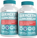 28-in-1 Quercetin with Bromelain Supplement - Quercetin 500mg Capsules for Daily Immune Defense Support - Quercetin with Vitamin C and Zinc for 富含维生素D的成年人(120 cm,包装为 2) 维基百科中的相关条目