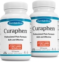 EuroMedica Curaphen - 环流和内啡素支持的 Curcumin 补充剂 - 支持偶发不适 - 艾滋病 健康肌肉 - 120 Capsules, 2 Pack (240 Capsules)
