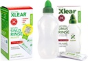 Xlear Natural Xylitol Sinus Rinse Refill, Neti Pot Saline Packets - 快速压力和摄入救济的鼻水净化器, 多数鼻水灌溉系统的工程, 50 个伯爵和 1 个鼻水瓶