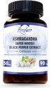 Ashwagandha Capsules 2,100 mg - 90 Capsules Ashwagandha Powder和根提取物。