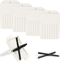(40 Pcs) 用于助听器用品的Cerustop蜡防渗滤镜,用于助听器蜡防渗滤镜,适合应答,Phonak,Widex和Unitron,助听器更换部件清洗工具
