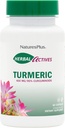 自然加草活性毒性 - 400 毫克,95% Crucumin, 60 Vegan Capsules - 蔬菜,无葡萄糖 - 60种服务