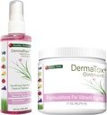 DermaTox Bundle - 4oz 专题喷洒和1.7oz 膏剂 -- -- 所有自然、所有目的、安全和有效的皮肤营养