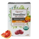 量子健康 TheraZinc 有机锌 Lozenges Echinacea和蜂蜜免疫支持 成人和孩子 12+ 自然燃烧的血橙快解药 无余味 - 25个数