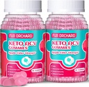 Keto ACV Gummys for Wight Loss - 美味的1500MG Apple Cider Vinegar with Mother, Probiotics, 维生素B6 & B12, Vegan & Non-GMO - 支持代谢和肥肉烧妇女, 120 Vegan