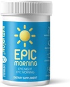 Epic Morning - Liver Detox & Reference 配有 DHM, Milk Thetle, Vitamin C, B1, B2 & Pomegrant - 天然石榴和桃花 Flavor - 20 Chewwable Tables for Liver Support & Morning Recover (英语).