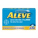 Aleve Caplets, Naproxen Sodium 220 mg(NSAID), 疼痛释放器/减少发热器,#1 Orthoped 外科医生推荐,270