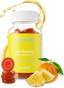Embody Antioxidant Sun Gummy, 橙色菠萝Flavor, Fern Excret 补充抗衰老, 暗点, 健康皮肤 - 推广Collagen生产, 维生素C, 硒(60 Counter, 橙色菠萝)