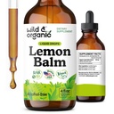 野生和有机柠檬薄荷丁香 - Mood支持补编 - Melissa Lemon Balm Leaf 提取液 - Vegan,糖和无酒精的镇静补充 - 4 fl oz