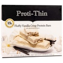 Proti-Thin Fluffy Vanilla Crisp 蛋白棒,15g蛋白,低卡路里,甚低卡布(VLC),低脂肪,高纤维斯纳克(High Fiber Snack Bar),KETO 饮食友好,理想蛋白兼容,无格鲁滕成份,7/Box