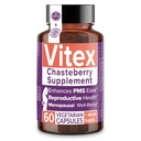 近亲的Rose Vitex Chasteberry 女性补充剂,1000毫克-Hormone平衡、生育和PMS支持的Chaste 树莓,规范循环-60卡普勒