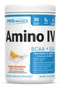 PE Science Amino IV BCAA 和 EAA 粉末, 基本氨基酸, 陶林, 供水分和肌肉恢复用的电解质, 男女无糖, 后工作 - 橙色梦冰 - 30种