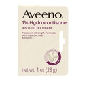 Aveeno 最大强度 1% Hydrocortisone 抗石膏、Aloe和维生素E 抗艾奇马、Psoriasis、昆虫Bites、毒艾薇、橡树和Sumac及洗涤剂,1 oz