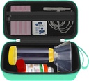 Asthma Inhaler硬旅行案、儿童与成年人Inhaler Spacer旅行案、面具、带口袋的Asthma附属物,Green(只有CASE)